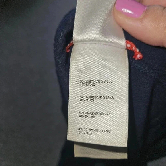 Northface wool cotton blend 1/3 zip - Picture 6 of 6